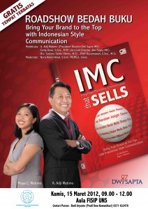 Bedah Buku “Integrated Marketing Communication (IMC) That Sells”
