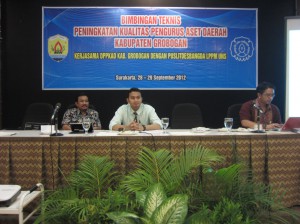 Bimbingan Teknis Peningkatan Kualitas Pengurus Aset Daerah Kabupaten Grobogan